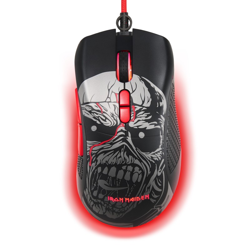 SUBSONIC Tappetino Per Mouse Iron Maiden 30 Cm, Ufficiale, Con Base Antiscivolo E Bordi Cuciti, Impermeabile E Resistente, Per Fan E Giocatori