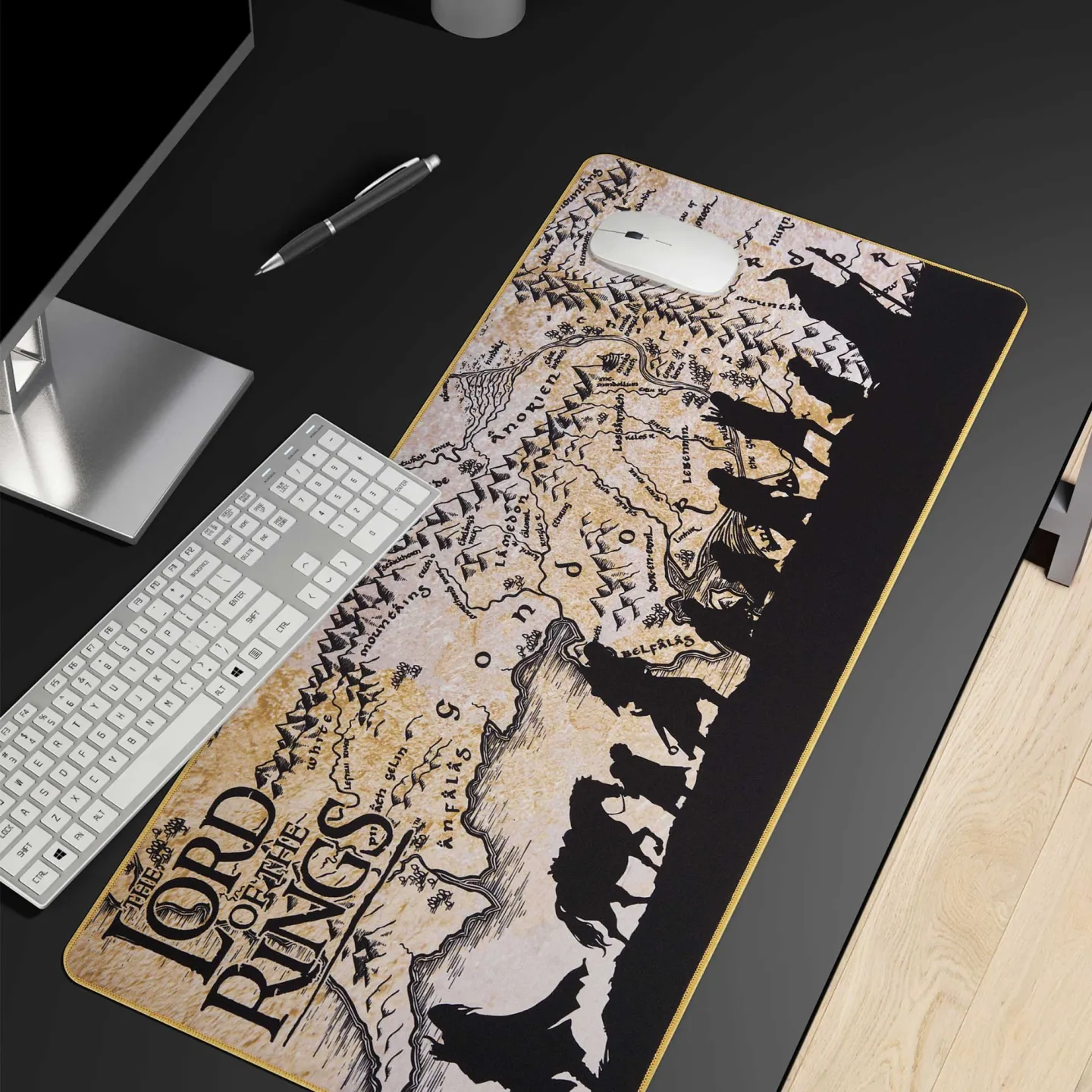 Tapis de souris XXL Le Seigneur des Anneaux | Subsonic