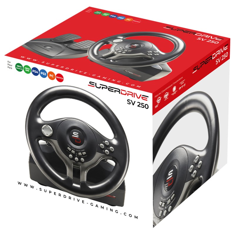 Volante de carreras para juegos Superdrive SV200