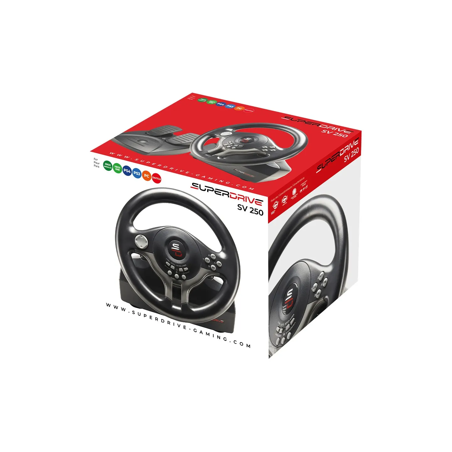 Gaming-Rennlenkrad Superdrive SV200