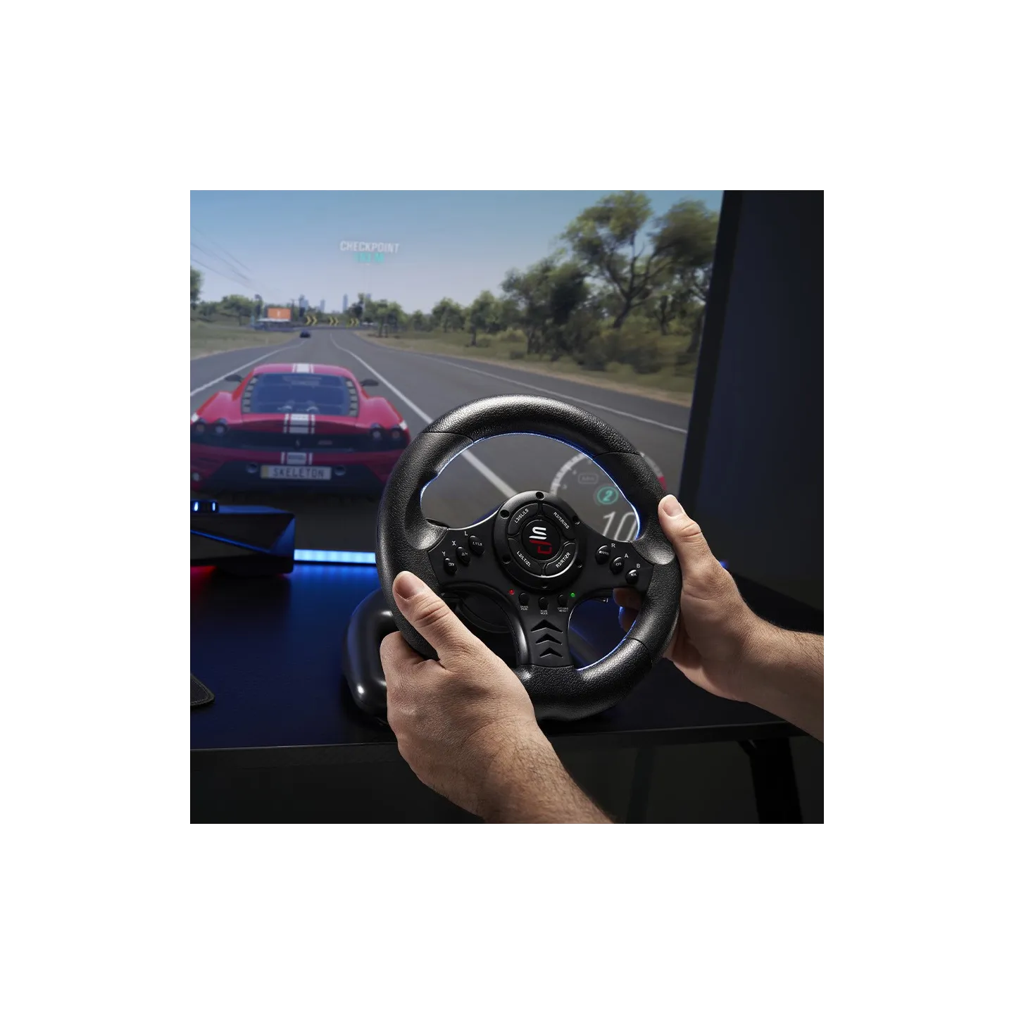 Volante de carreras para juegos Superdrive SV450 | Subsonic