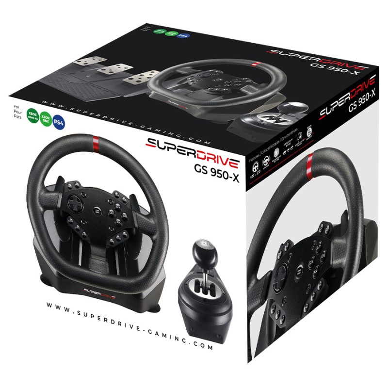 Superdrive GS950-X gaming racing wheel