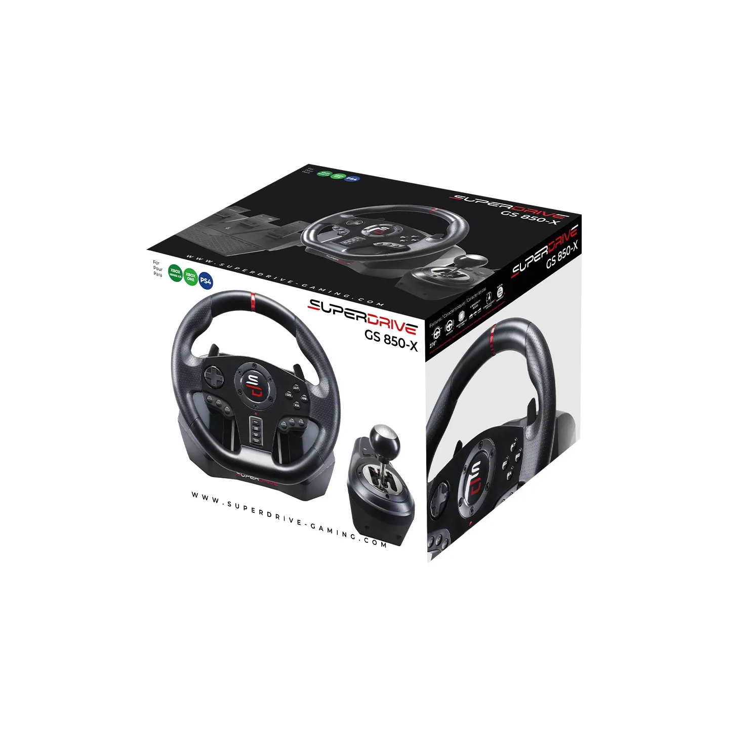 Volant de course Superdrive GS850-X