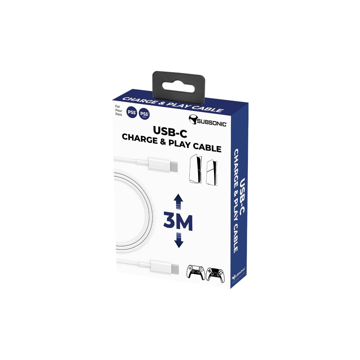 USB-C Charge & play cable Subsonic