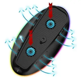 Vertikaler Sockel LED-Kühler PS5| Subsonic
