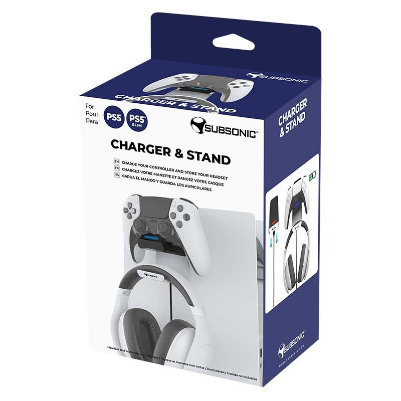 Chargeur PS5 et stand casque gaming | Subsonic