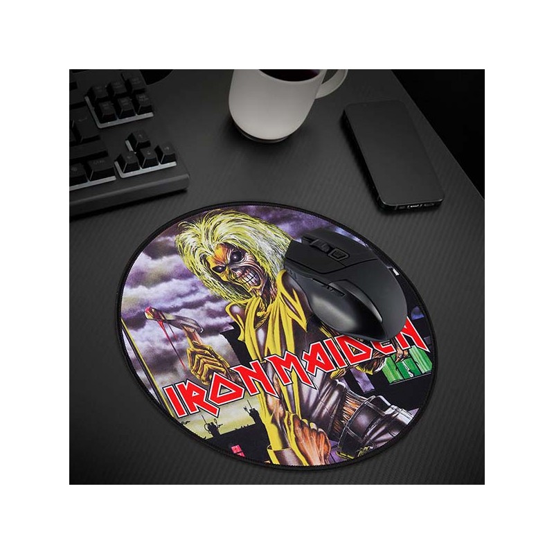 Tapis De Souris Gaming XXL Iron Maiden Somewhere In Time 90x40 Cm - Surface Lisse, Base Antidérapante, Pour Setup Gamer