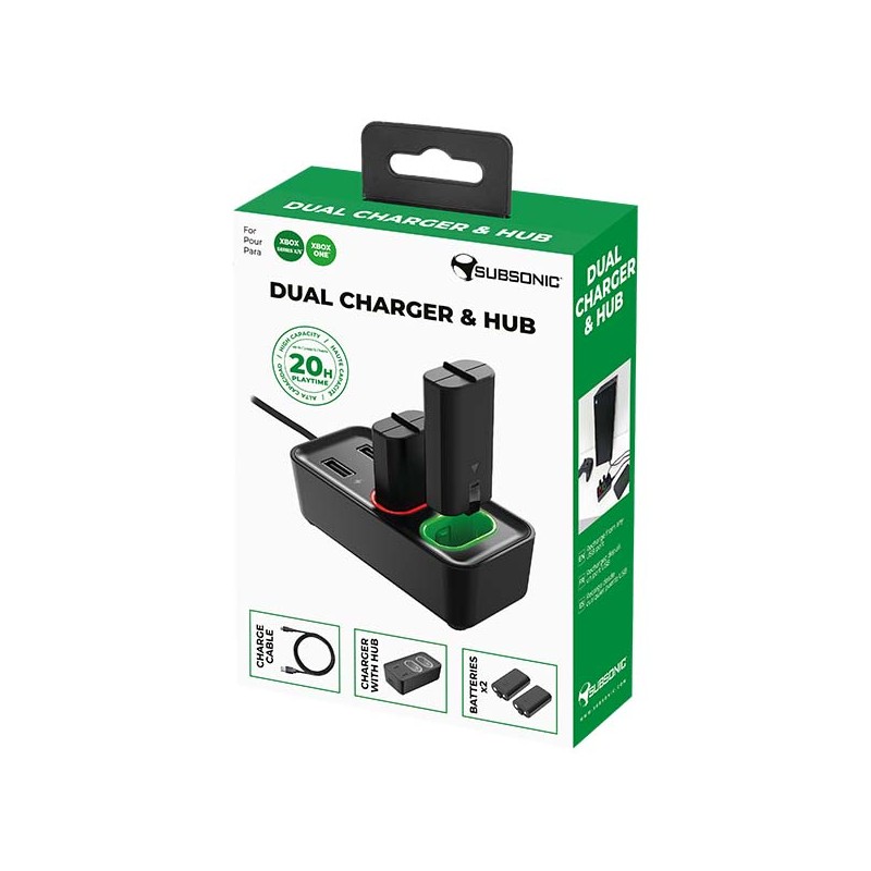 Station de recharge pour manettes Xbox | Subsonic