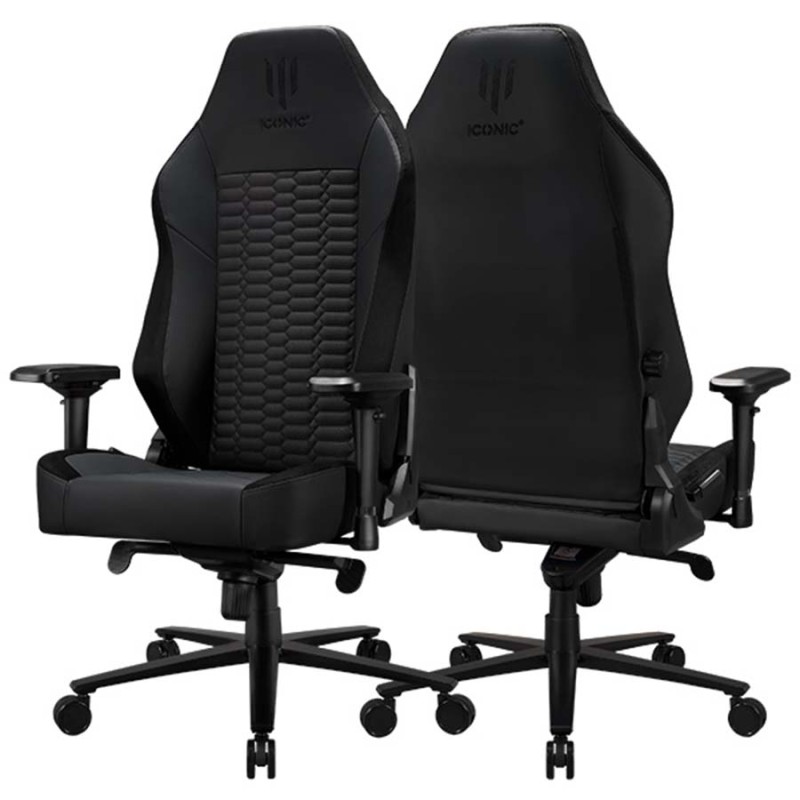 Apollon classic black metal gaming armchair | iconic by Subsonic