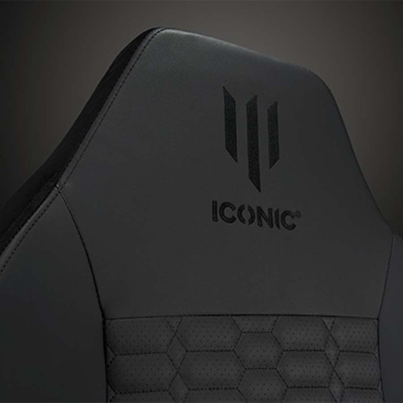 Apollon classic black metal sillón de juego | iconic by Subsonic