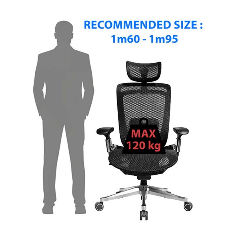 Ergonomischer Stuhl i-Care Excell | iconic von Subsonic