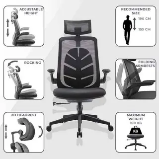 Chaise de bureau ergonomique Leaf | Subsonic