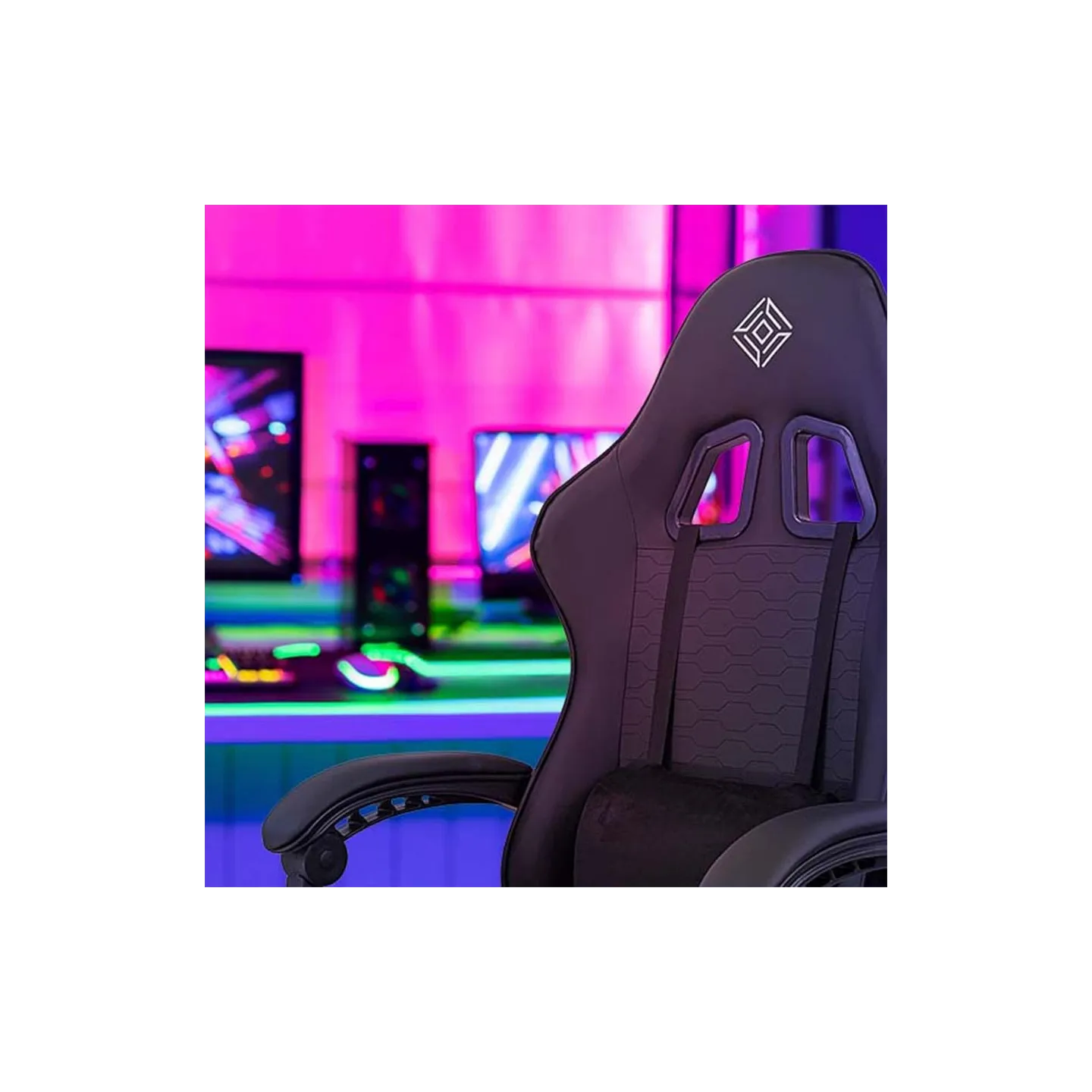 GEM schwarzer Gaming-Stuhl | Subsonic