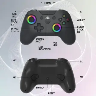 Controlador Led Inalámbrico Negro Subsonic