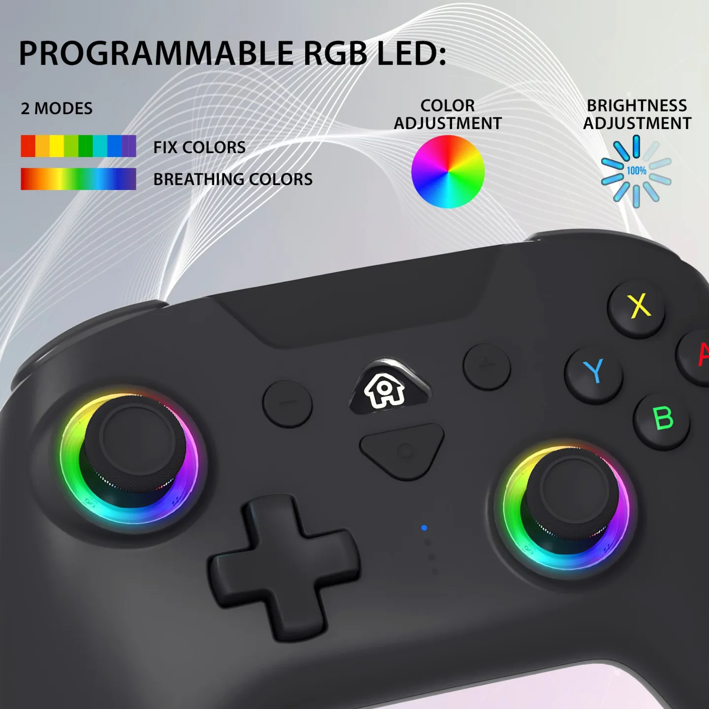 Controlador Led Inalámbrico Negro Subsonic