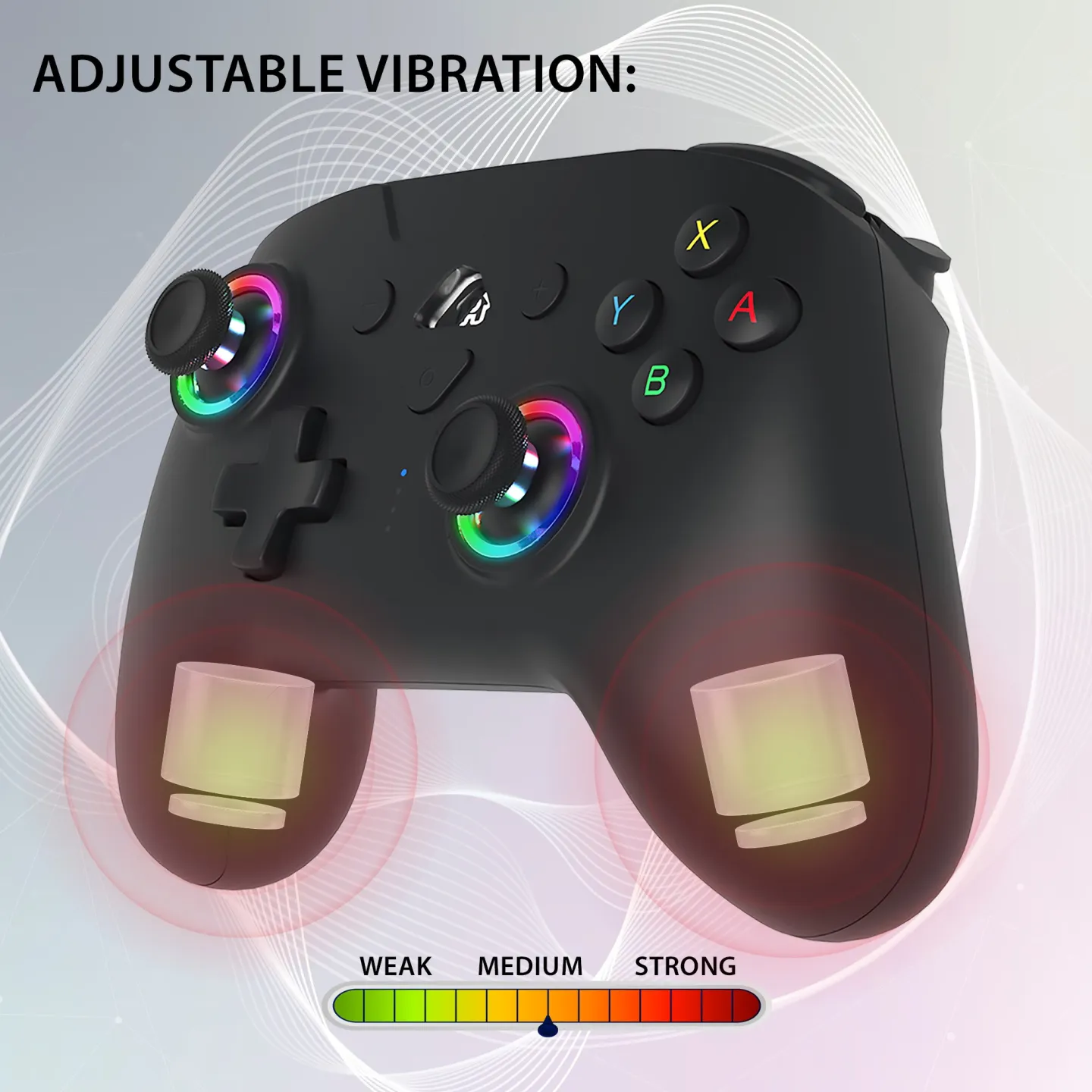 Wireless Led Controller Schwarz Subsonic