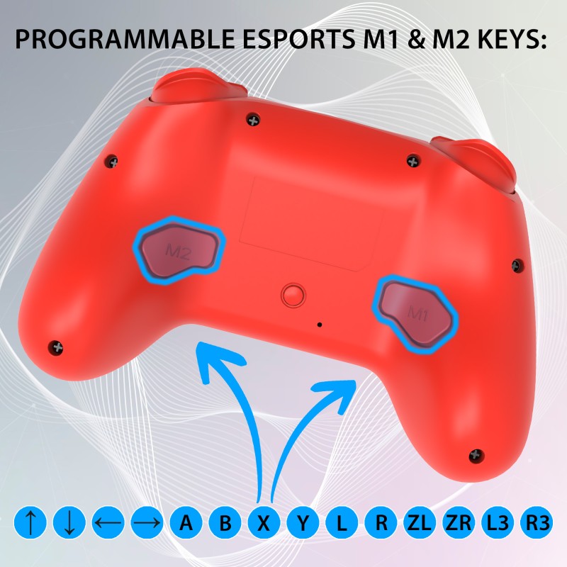 Wireless led controller for Switch red | Subsonic