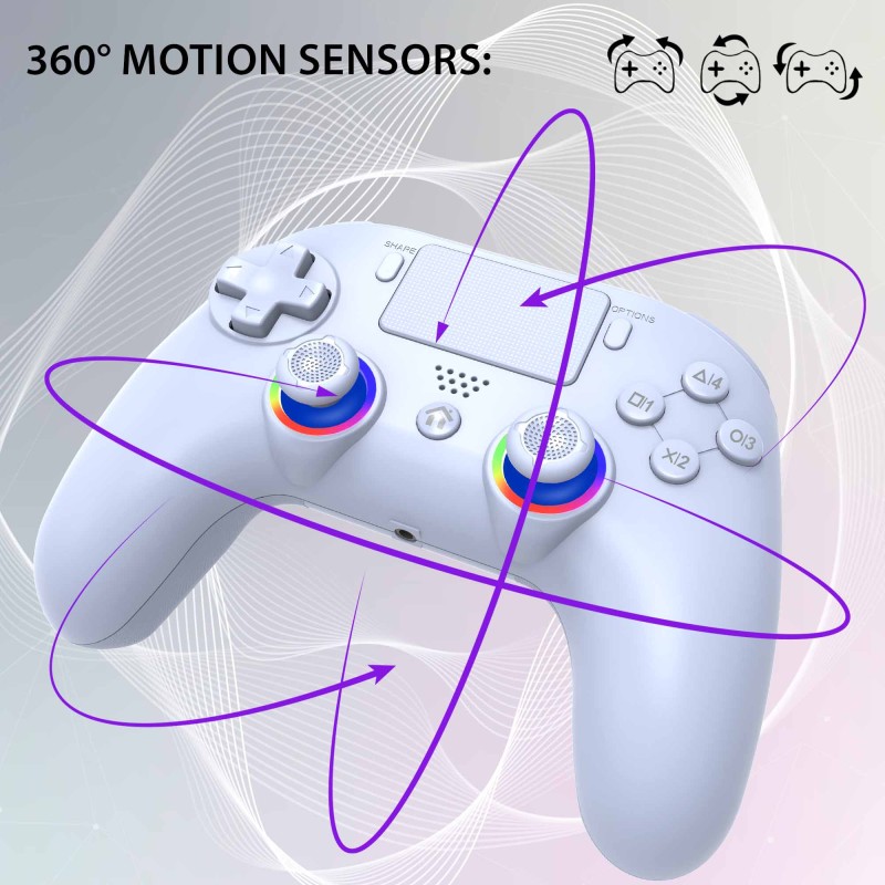 Kabelloser PS5 LED-Controller - Weiß | Subsonic