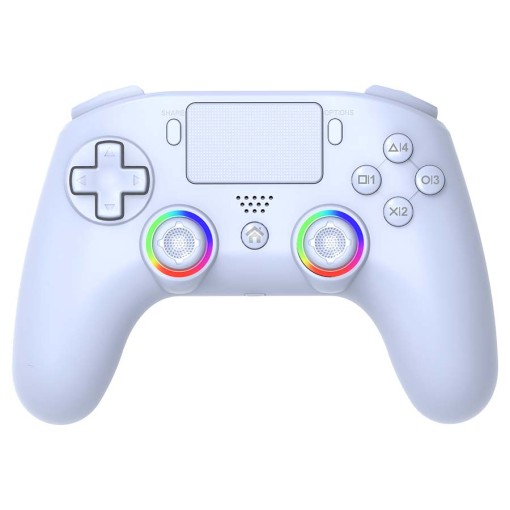 Manette PS5 sans fil LED - Blanche | Subsonic