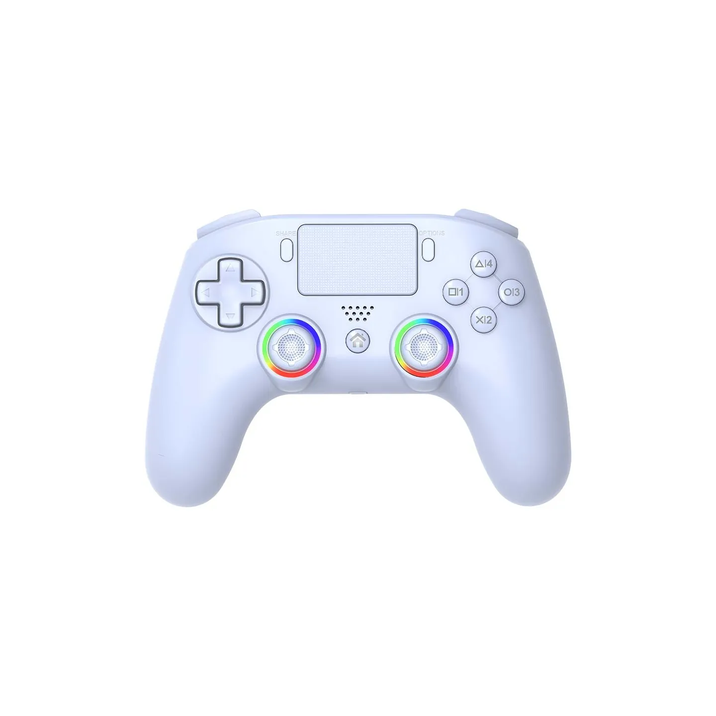 Manette PS5 sans fil LED - Blanche | Subsonic