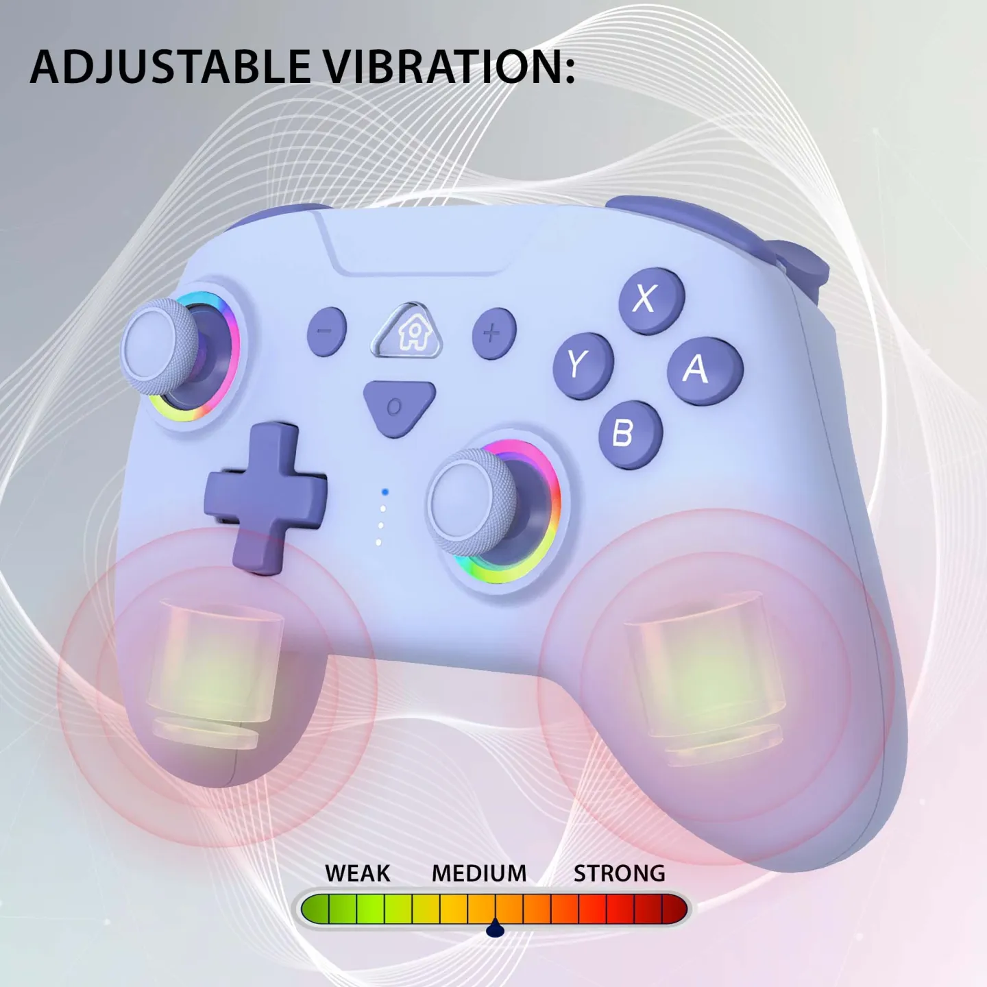 Mando inalámbrico led para Switch azul | Subsonic