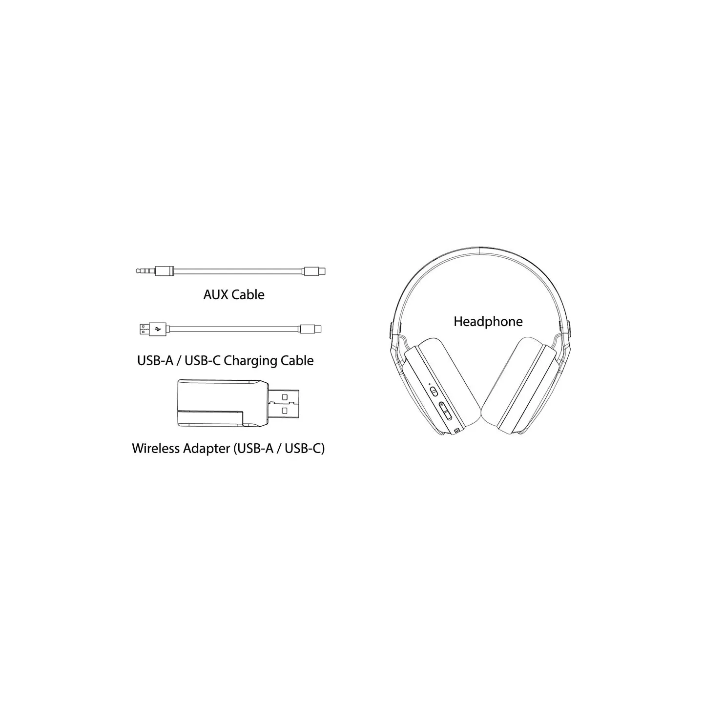 Casque audio gaming LED Vektra - Noir | Subsonic