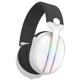 Casque audio gaming LED Vektra - Blanc | Subsonic