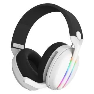 Casque audio gaming LED Vektra - Blanc | Subsonic