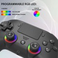 PS4/PC Wireless LED Controller - Black | Subsonic