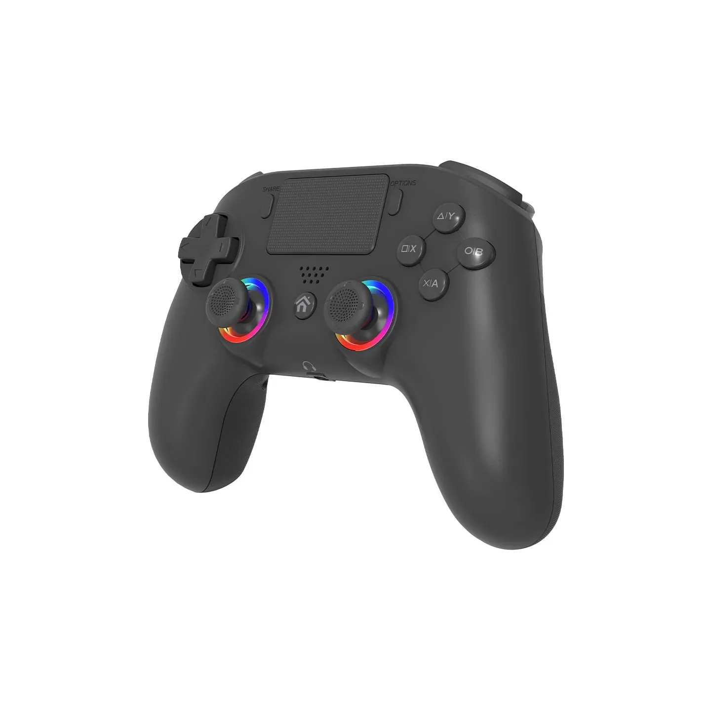 Manette PS4 sans fil LED - Noire | Subsonic