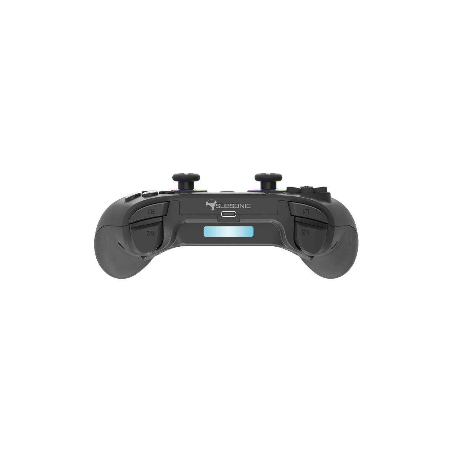 Manette PS4 sans fil LED - Noire | Subsonic