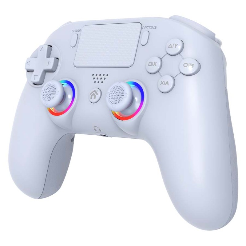 PS4/PC Wireless LED Controller - White | Subsonic