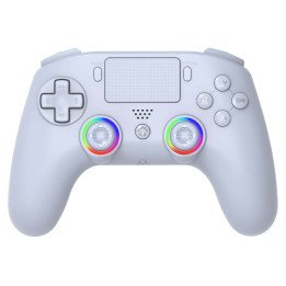 Manette PS4/PC sans fil LED - Blanche | Subsonic