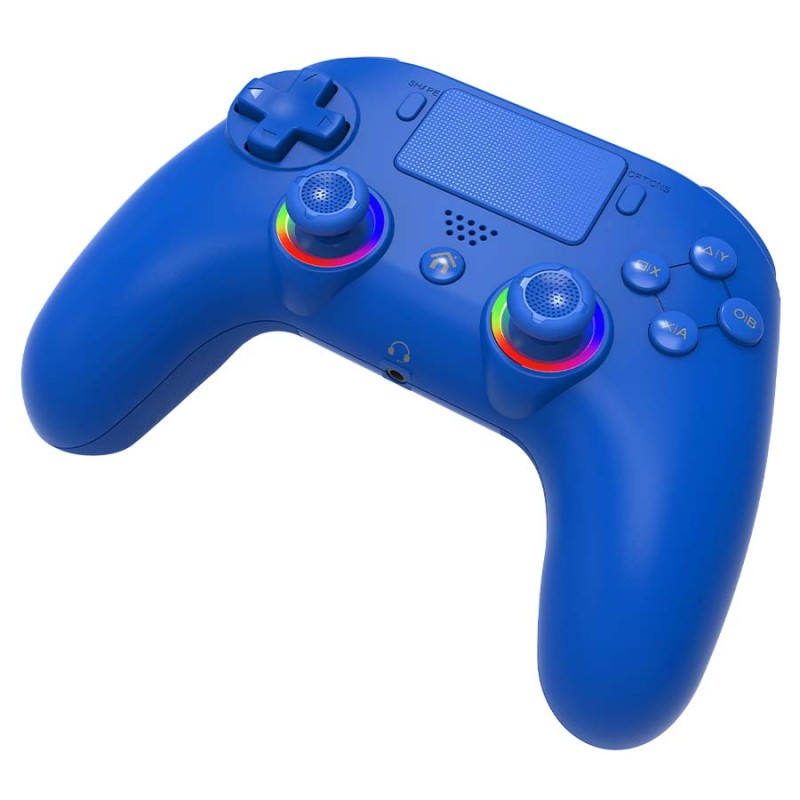 Manette PS4/PC sans fil LED - Bleue | Subsonic