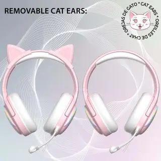 Spectra LED gaming Headset - Pink | Subsonic