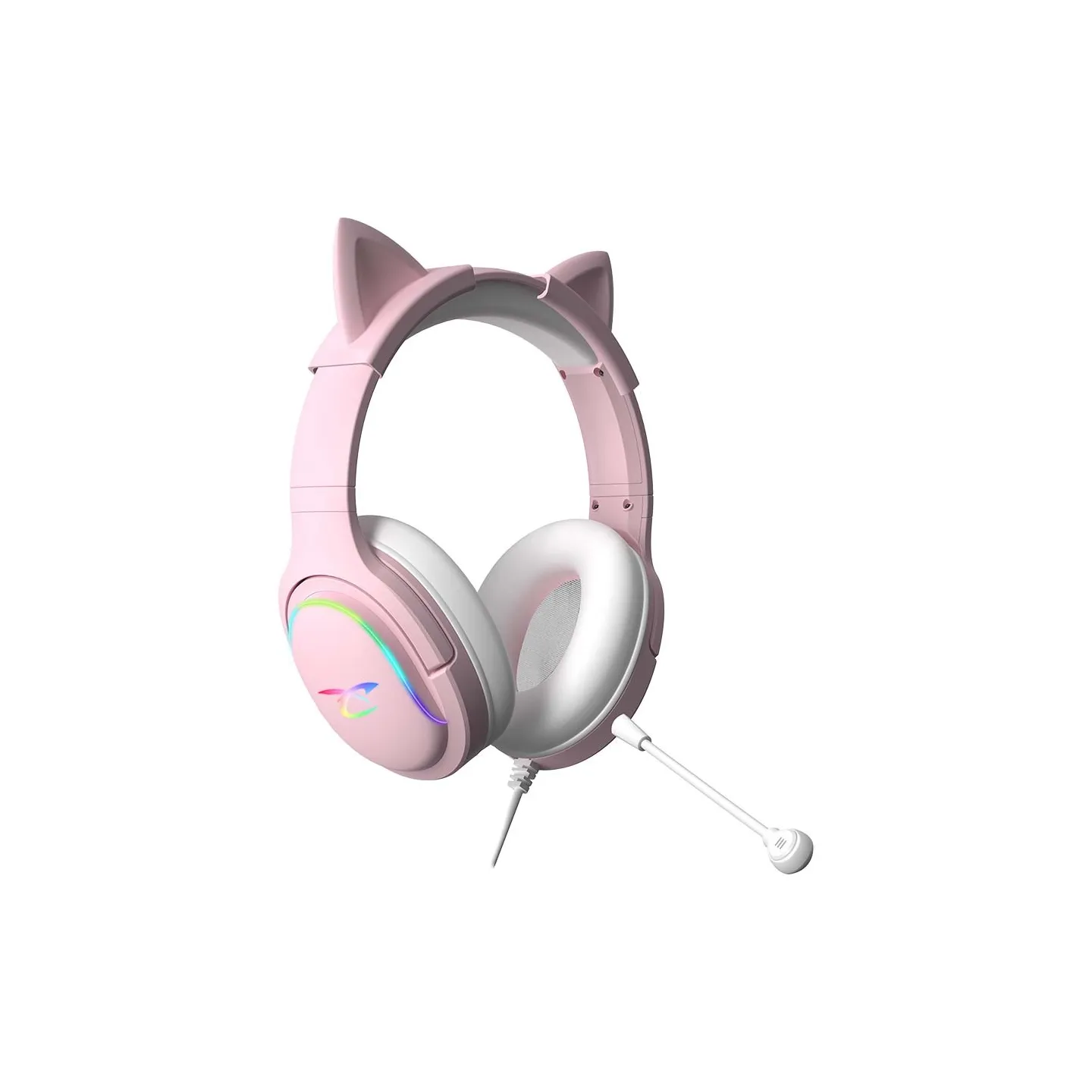 Gaming-Audio-Kopfhörer LED Spectra - Rosa | Subsonic