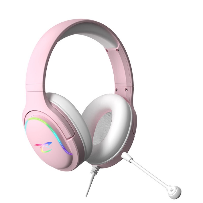 Auriculares de juego Spectra LED - Rosa | Subsonic