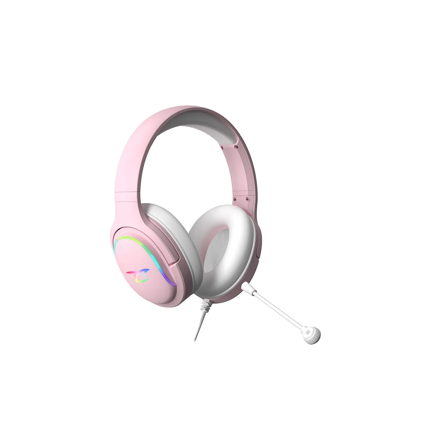 Casque audio gaming LED Spectra - Rose | Subsonic