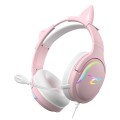 Auriculares de juego Spectra LED - Rosa | Subsonic