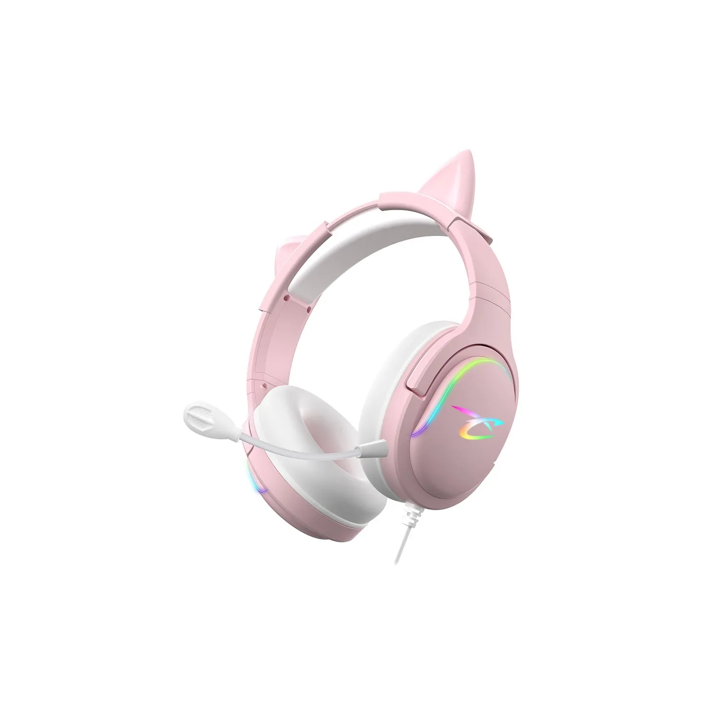 Gaming-Audio-Kopfhörer LED Spectra - Rosa | Subsonic