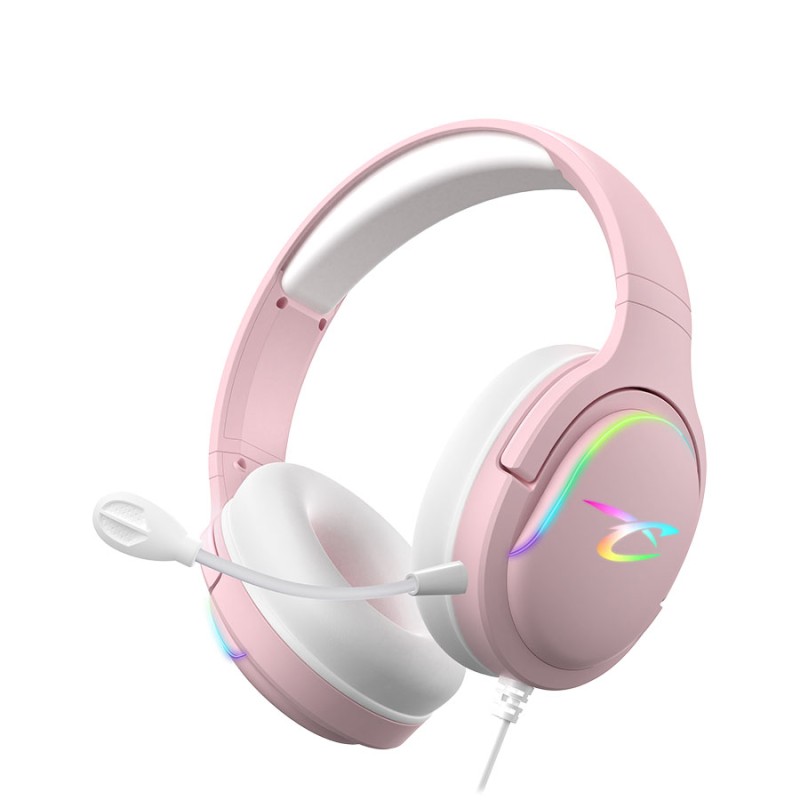 Auriculares de juego Spectra LED - Rosa | Subsonic