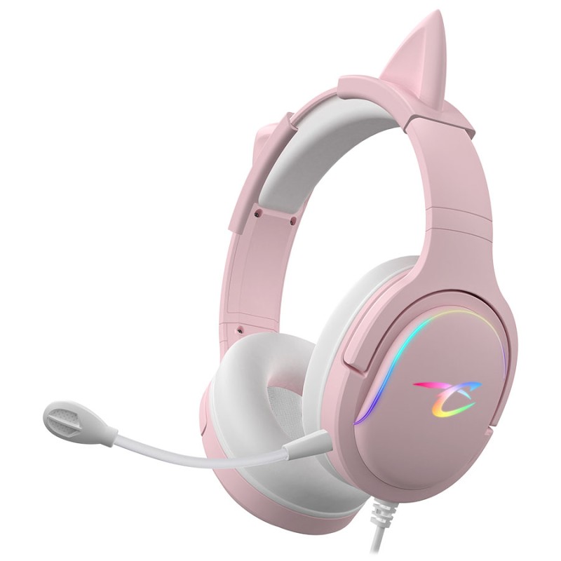 Auriculares de juego Spectra LED - Rosa | Subsonic