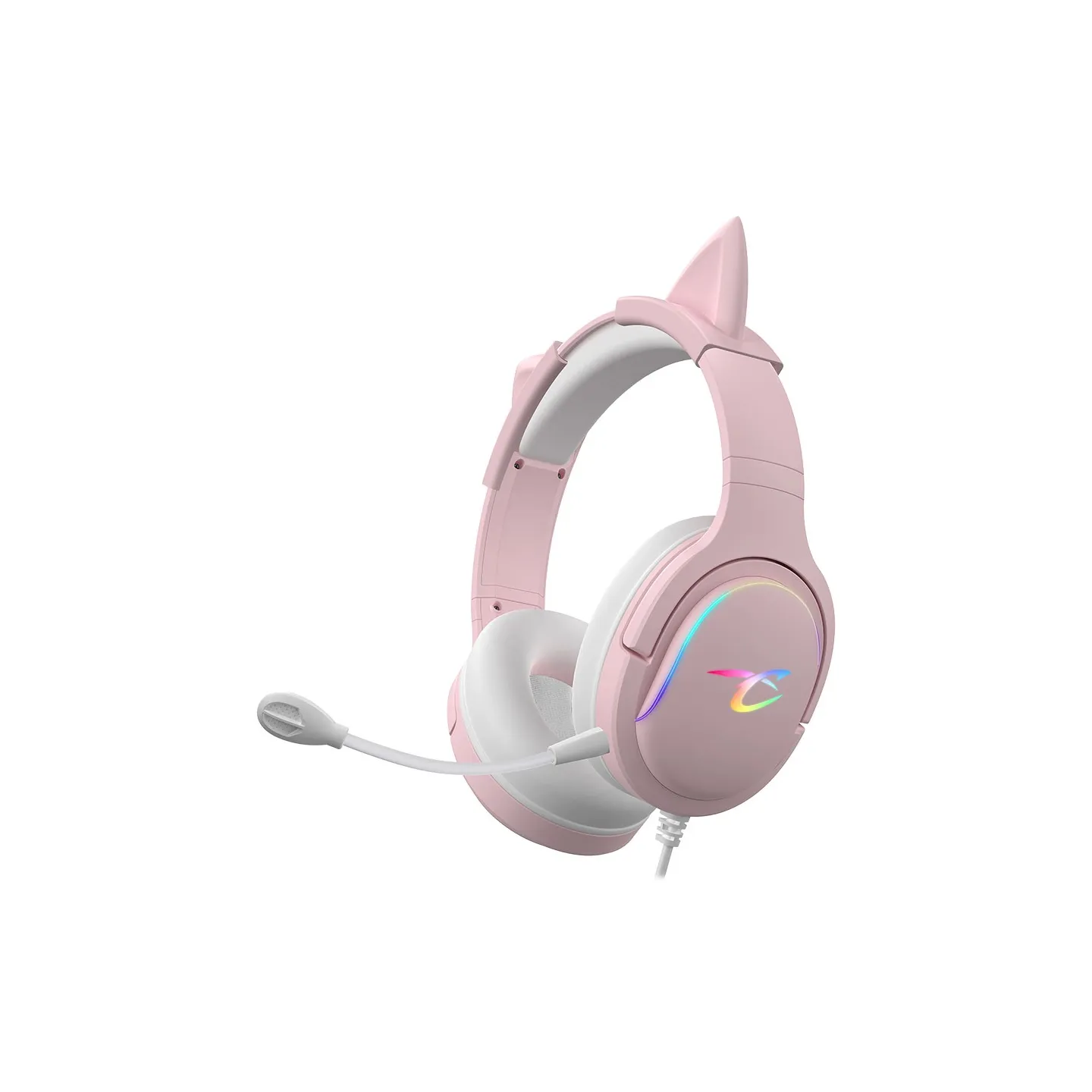 Gaming-Audio-Kopfhörer LED Spectra - Rosa | Subsonic