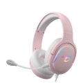 Auriculares de juego Spectra LED - Rosa | Subsonic