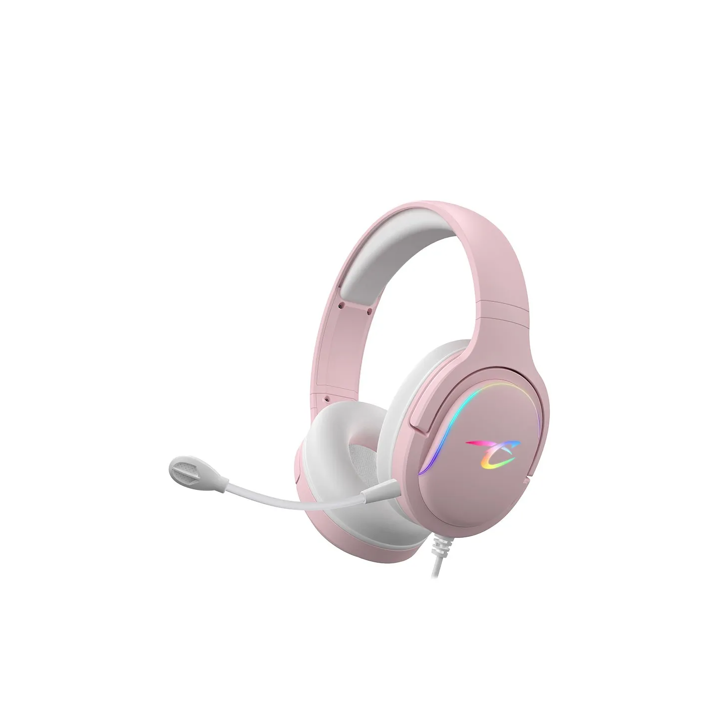 Gaming-Audio-Kopfhörer LED Spectra - Rosa | Subsonic