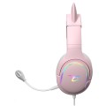 Auriculares de juego Spectra LED - Rosa | Subsonic
