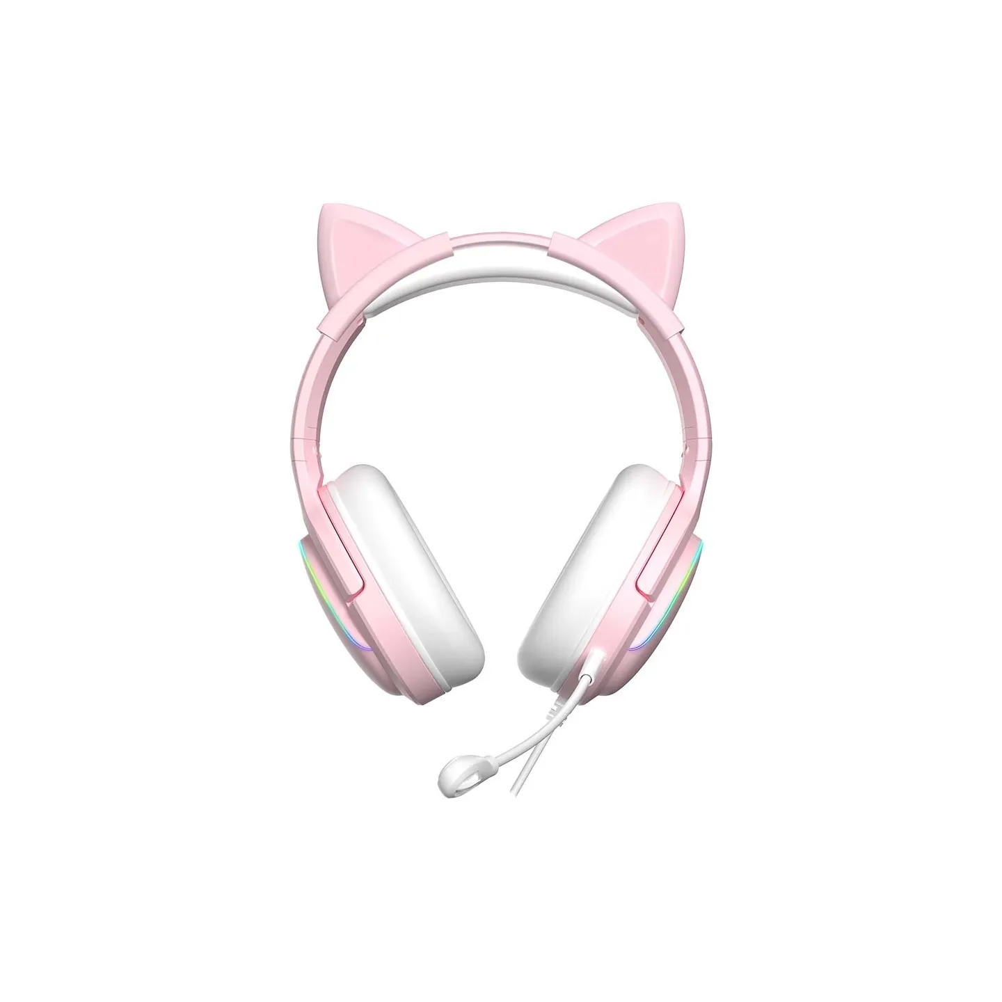 Casque audio gaming LED Spectra - Rose | Subsonic