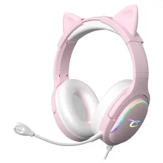 Gaming-Audio-Kopfhörer LED Spectra - Rosa | Subsonic