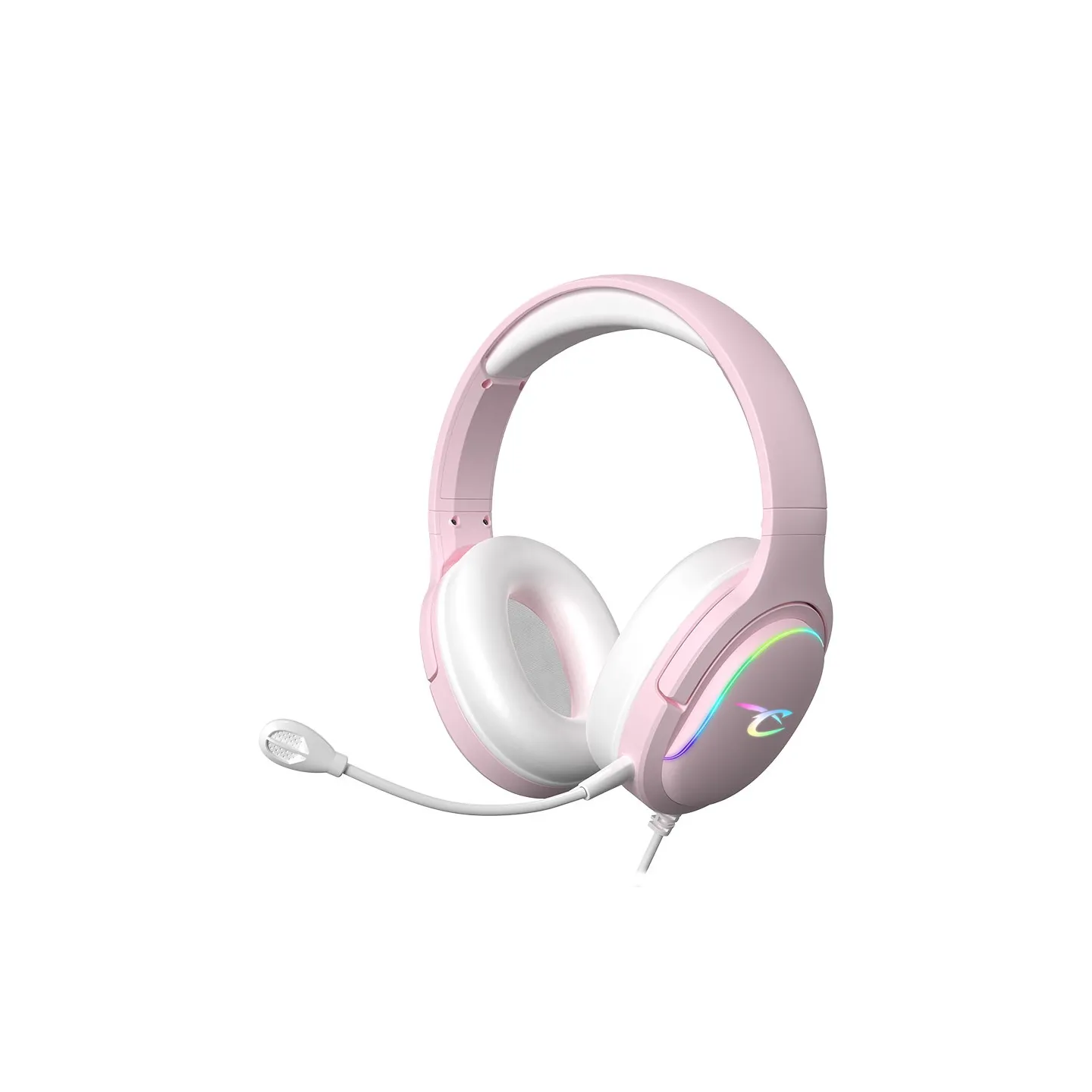 Gaming-Audio-Kopfhörer LED Spectra - Rosa | Subsonic