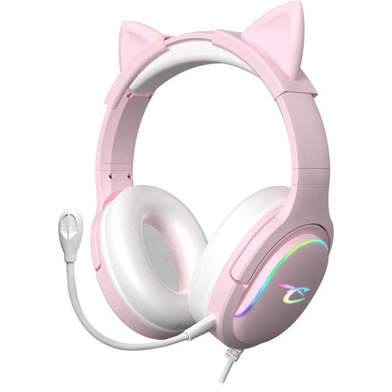 Auriculares de juego Spectra LED - Rosa | Subsonic